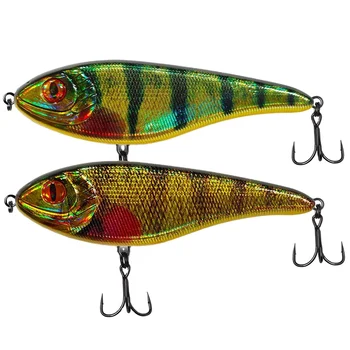 CHEERY Fishing Tackle Live Bait Stainless Steel Slow-Sinking Jerk Bait 150mm 80g Freshwater Bionic Pike – Lure – view 5