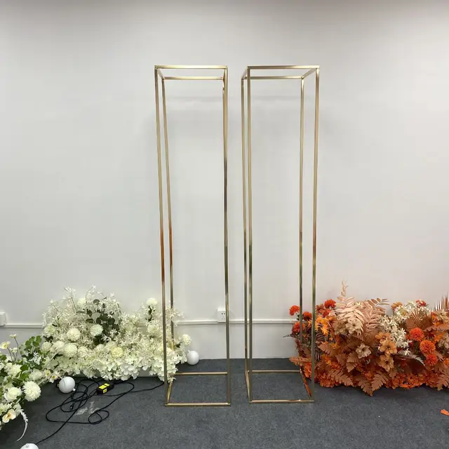 Wedding Supplies birthday party Popular Arch Backdrop gold flower stand Decoration wedding road guide props