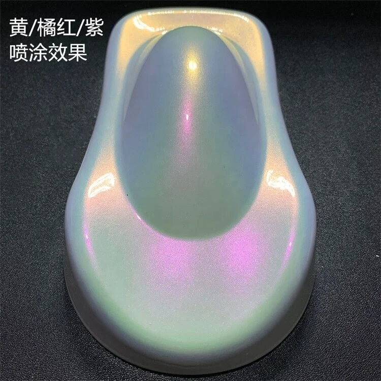 Rainbow Iridescent Chameleon Car Paint Colors Pearl Pigment Powder