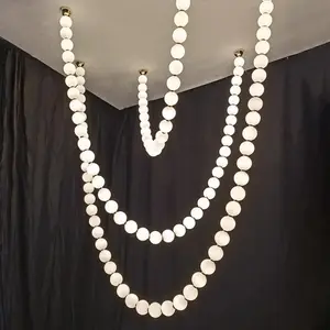 French Iron Chandelier for Hotels Lobby Sales Department Clothing Stores Duplex Buildings Empty Living Rooms-3D Printed Ceiling