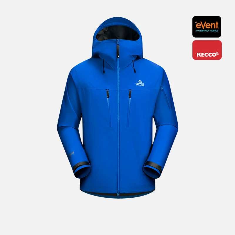 PELLOIT Unisex Hooded Windproof Hard Shell Jacket - 20000mm