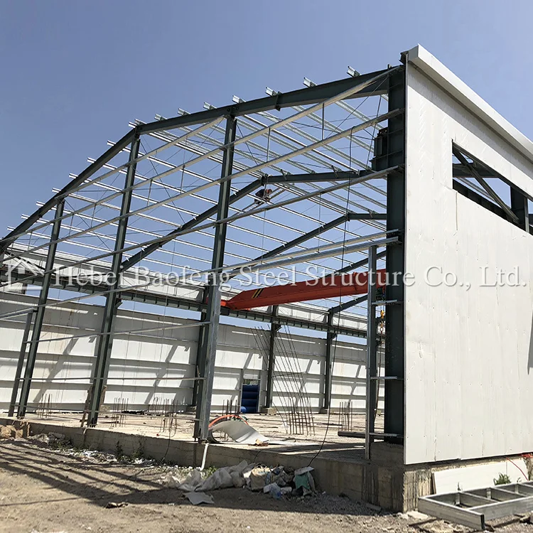 Hebei Легкая металлическая стальная конструкция строительная сборная мастерская по низкой