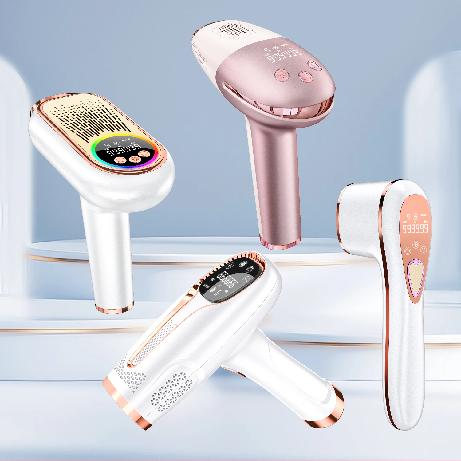Ice Cooling IPL Laser Hair Removal - Painless Epilation