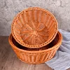 Plastic imitation rattan coffee basket