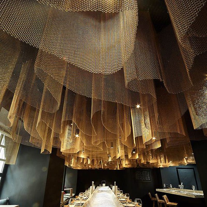 Золотая люстра особой формы для большого освещения гостиницы роскошная декоративная
