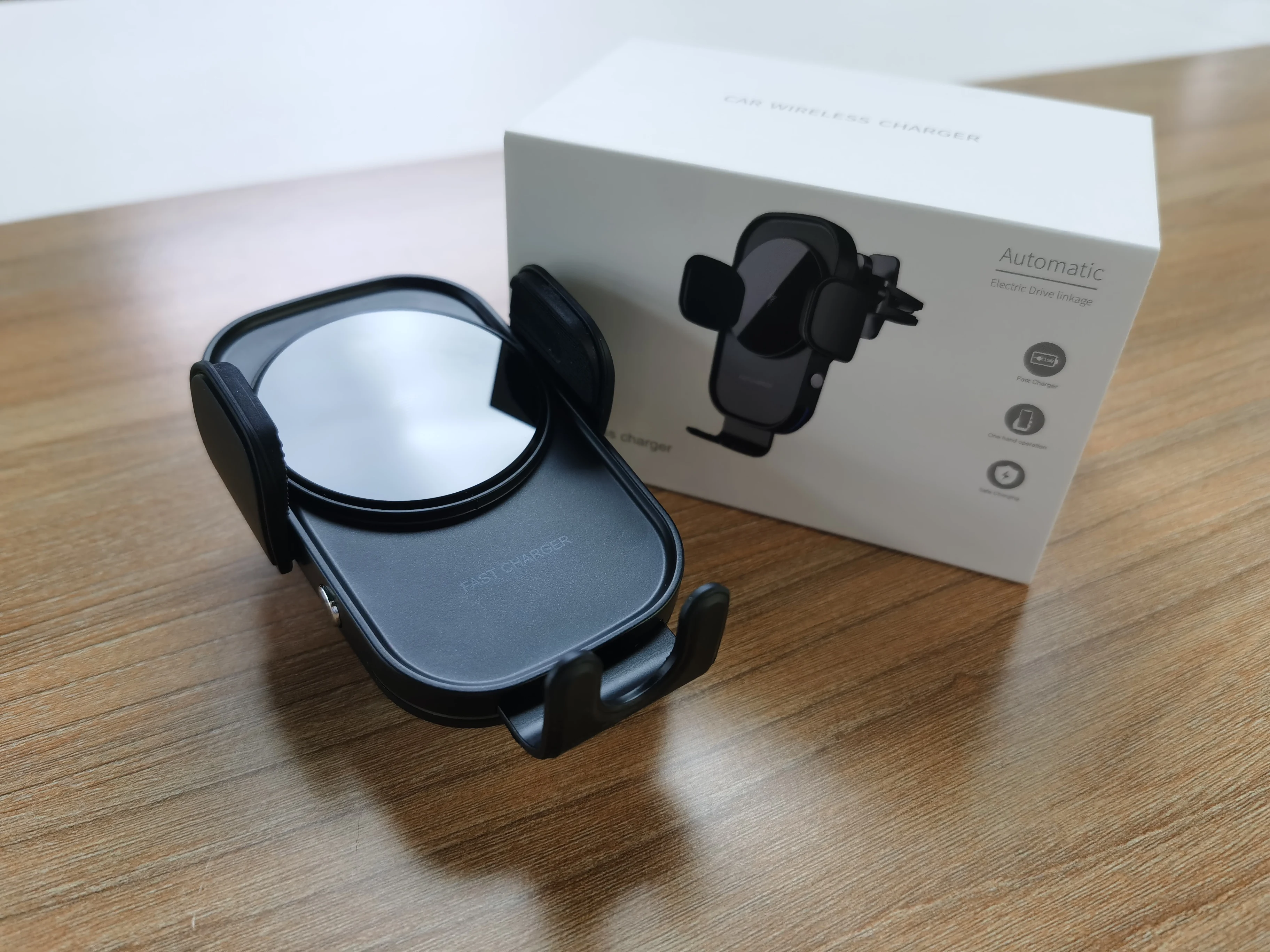 Универсальный с автоматическим зажимом 10 Вт 15 Вт USB-C смарт-датчик qi usb держатель мобильного телефона для быстрой зарядки инфракрасный беспроводное автомобильное зарядное устройство