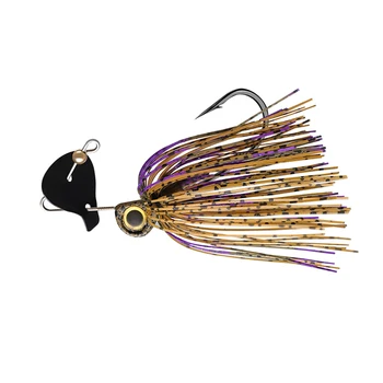 CHEERY 15g Buzzbait Lure Spinnerbait Skirts Metal Jigging Spoon Fishing Jig Head Swimbait for Bass Metal Sequin Lure – Soft Lure – view 4