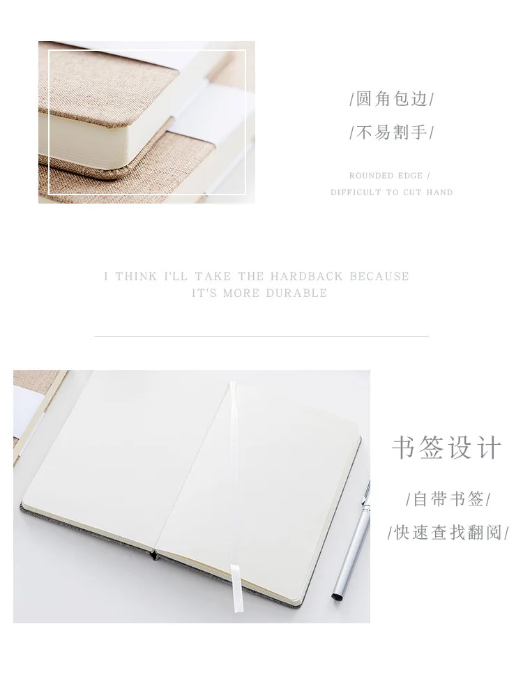 New Cute Classic Office School Student Hardcover Journal Notebook ...