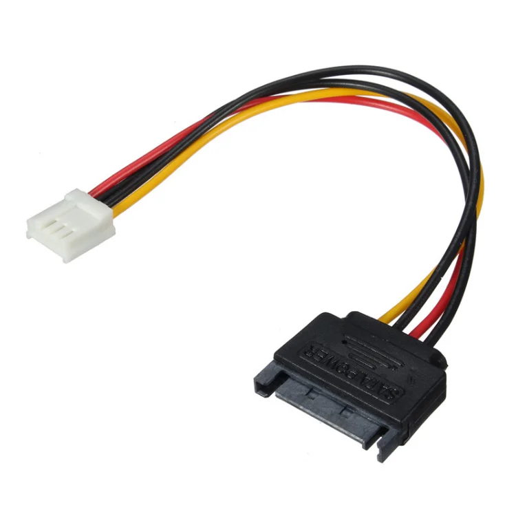 2 pezzi cavo SATA 15 Pin maschio a 6 Pin cavo adattatore SATA 15 Pin a 6 Pin per