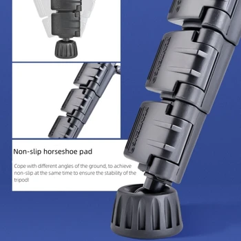 YUNTENG-VCT-6006 Professional Hydraulic Head Aluminum Tripod detail image