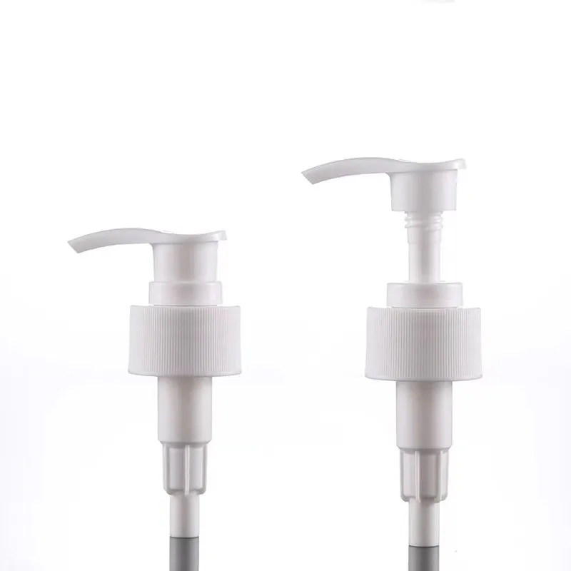 Empty 8 oz  250ml Airless Squeezable Glass Bottle with White Plastic Lotion Pump Wholesale