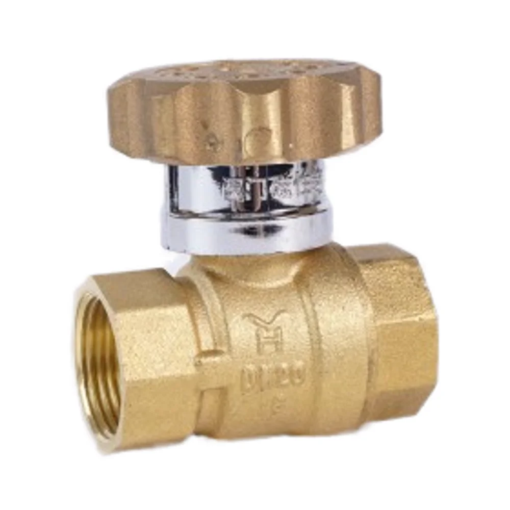 1/2 Inch Brass Manual Lockable Ball Valve with Key Hydraulic for Water OEM Supported for General Applications details