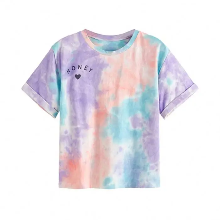 shein camiseta tie dye