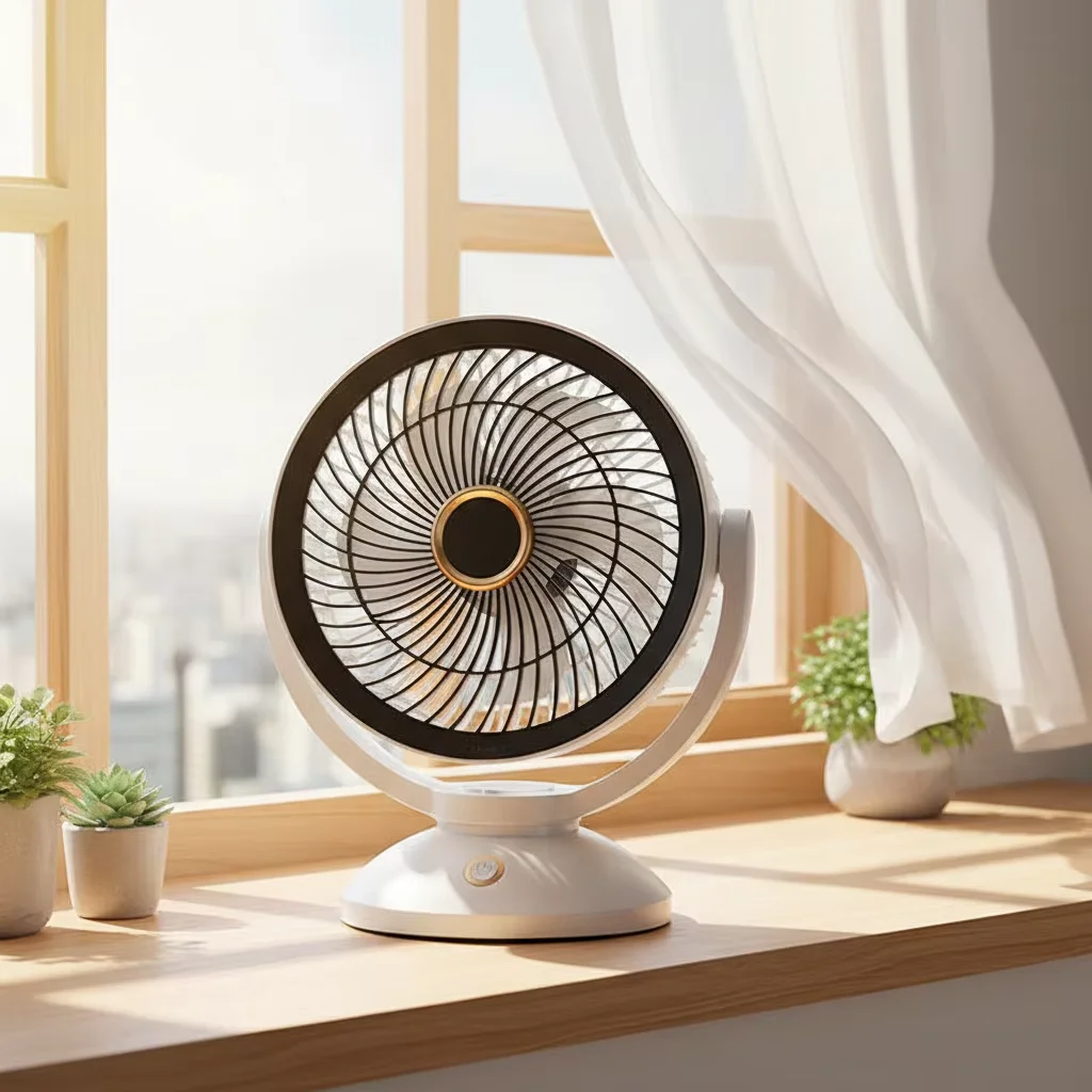 English Portable Clip Fan, USB, Plastic - detail 8
