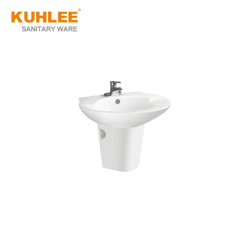 Cheap Price Toilet Pedestal Basin Ceramic Sanitary Ware Suites Bathroom Washdown Toilet Set For Wholesaler