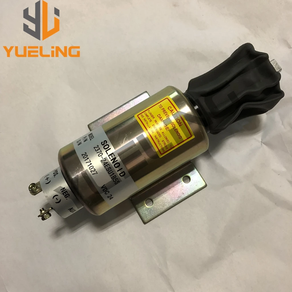 Generator Diesel Engine 24V Stop Solenoid 04400-08800 	04400-08500 Suit for mitsubishi S6R/S12R/S16R/S12H/S6B/S6A