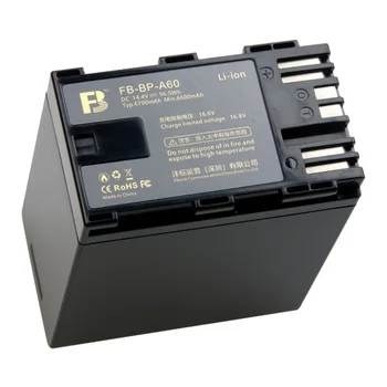 FB BP-A60 14.4V 6700mAh High Capacity  Lithium Ion Battery for Canon EOS C200 C300 MarkII C500 C700 Camera Battery