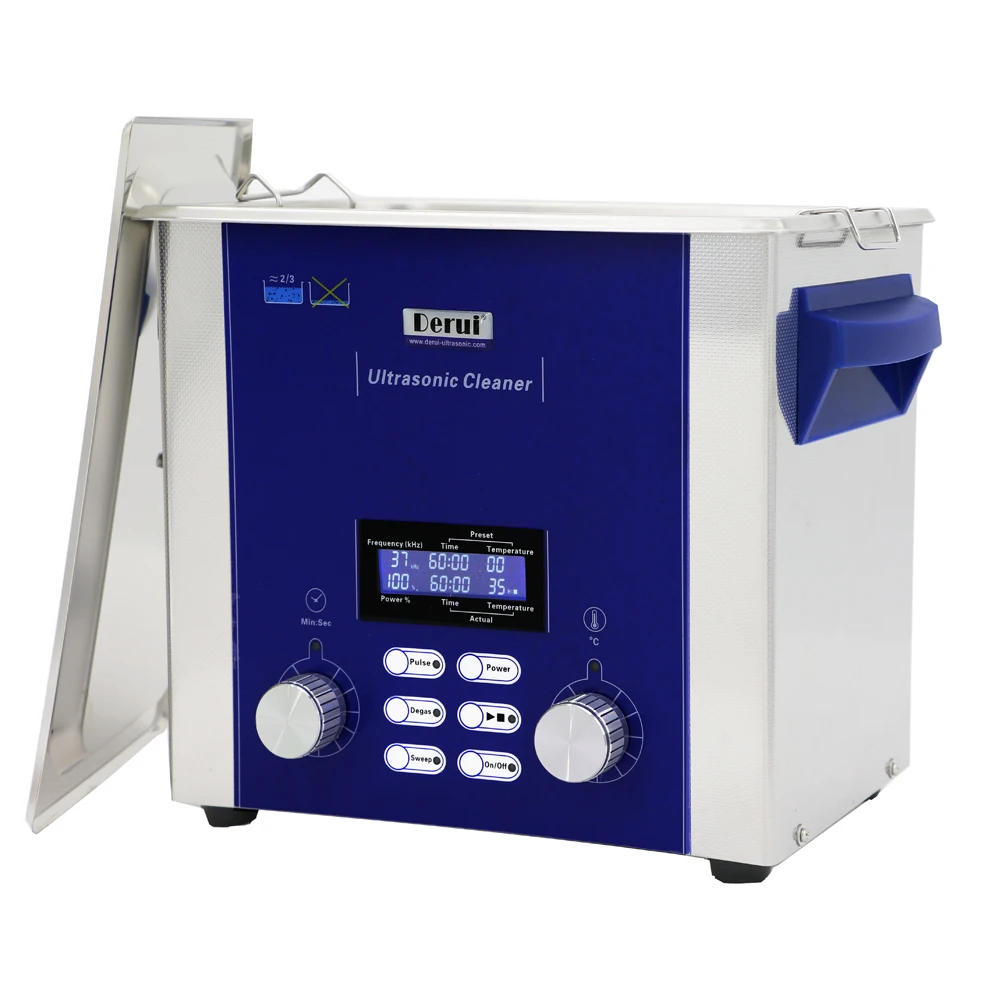 3l Stainless Steel Heated Ultrasonic Gold Cleaner With Lcd Display For Glass Jewelry Or Pcb