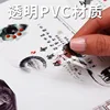 Etiquetas autoadhesivas de PVC transparente