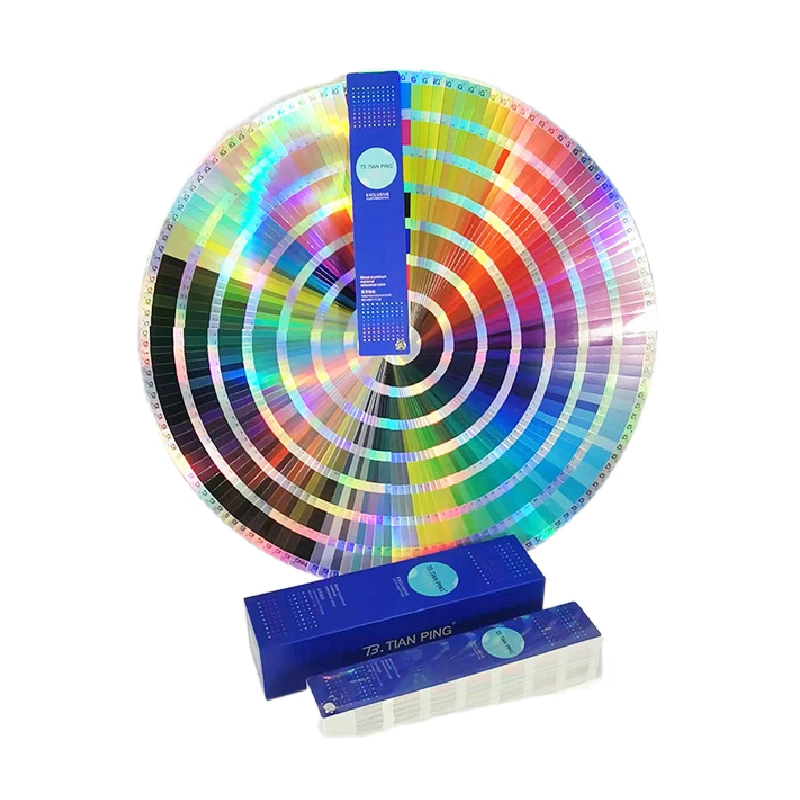 Tian Ping CMYK Color Guide With Holographic Color Chart