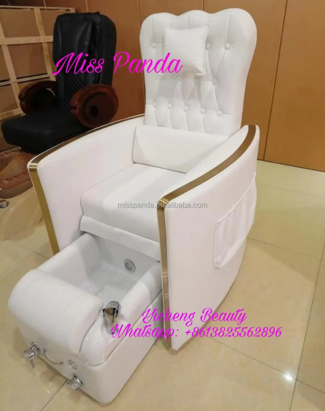 Yicheng Beauty Modern Luxury Beauty Nail Salon Furniture Pipeless Whirlpool Foot Spa Massage