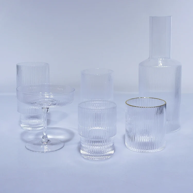 High Ball Glass Cups Premium Cooler Glassware for Juice, Water, Cocktails, Iced Tea