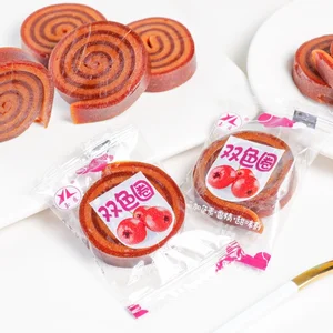 High-quality Organic Hawthorn Rolls Natural Preserved FruitsHealthy Chinese Snacks, Baked Sweet, Packaged in Bags Hawthorn Rolls