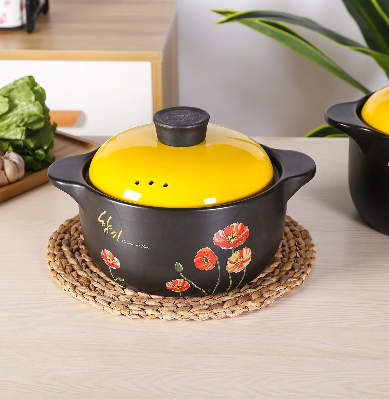 Korean Color Ceramic Casserole Suppliers Non Stick Ensemble Hot Pot