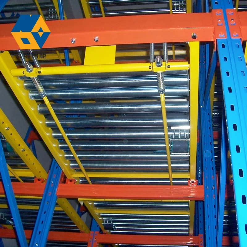High Quality Warehouse Storage Pallet Flow Rack Gravity Roller Shelf Heavy Duty Gravity Flow Pallet Racking
