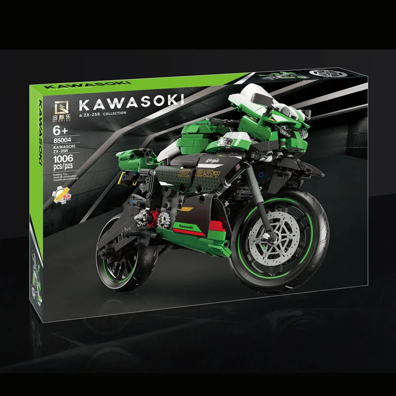 p  QIZHILE 85004 Kawasaki Ninja 400 Motorcycle Kids Toys Game