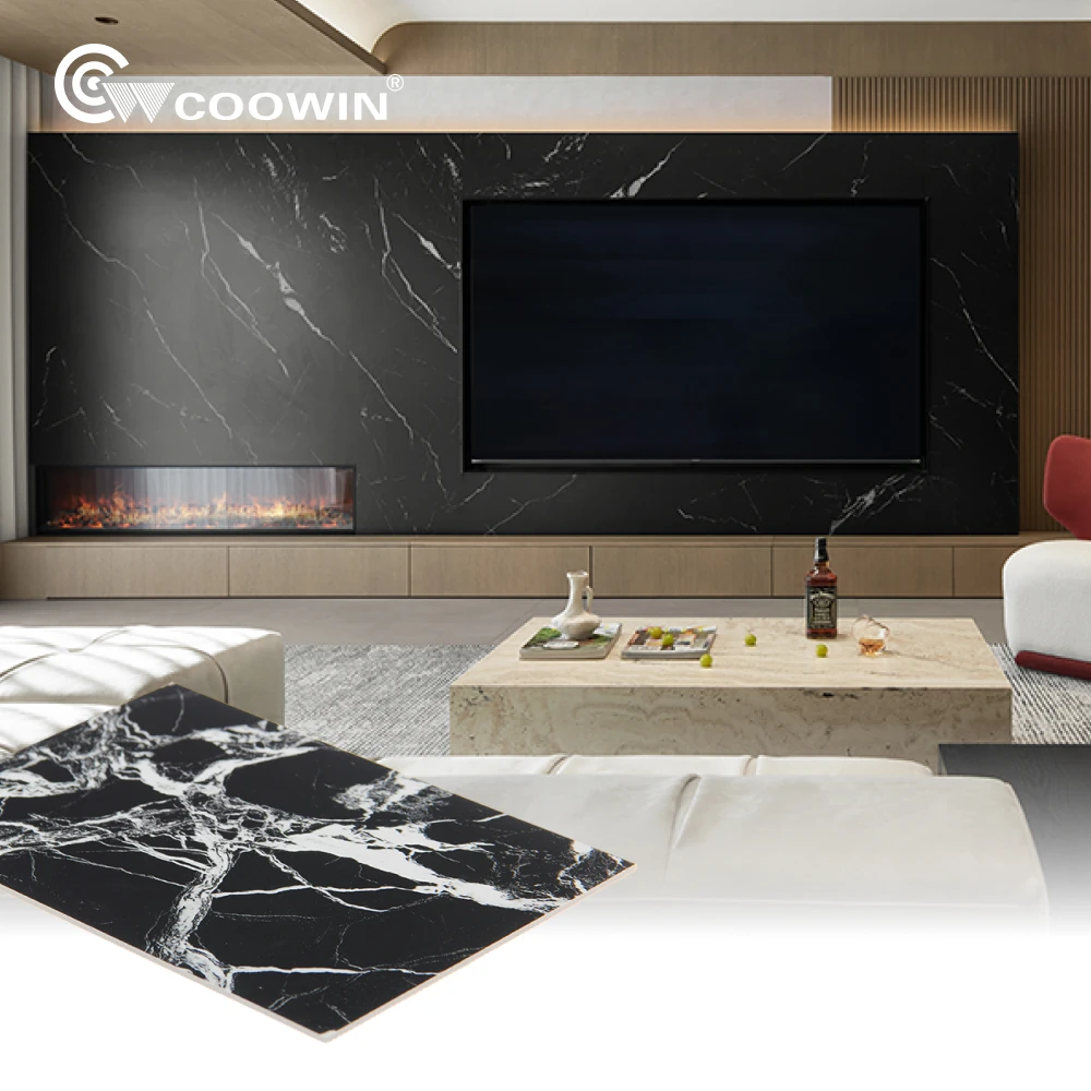 PVC Wall Sheet UV Board PVC Marble Sheet for Interior Decoration