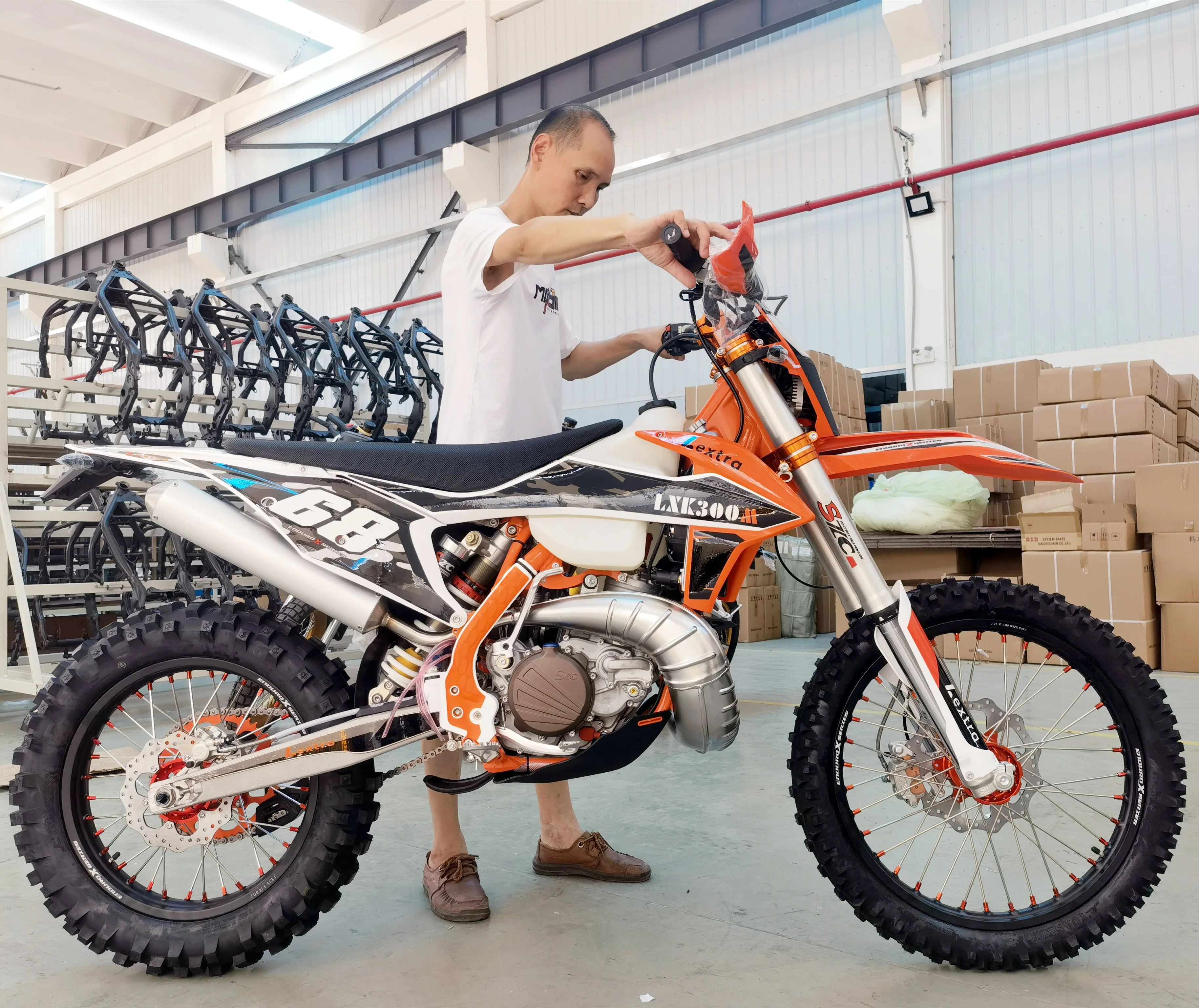 Lextra Hot Saling 2stroke Engine Moto Cross Ktm Style Motocross