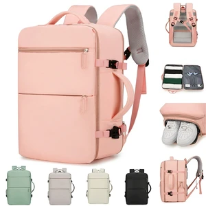 Waterproof Laptop Backpack Air Plane Cabin Boarding Bag Large Business Trip Expansion Backpack Extended Travel Laptop Backpack