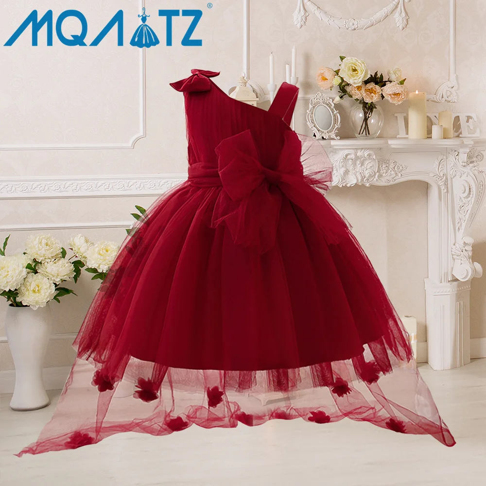 MQATZ abiti da festa per bambine abiti da battesimo per bambini vestiti per  anno vestito da compleanno AL130XZ
