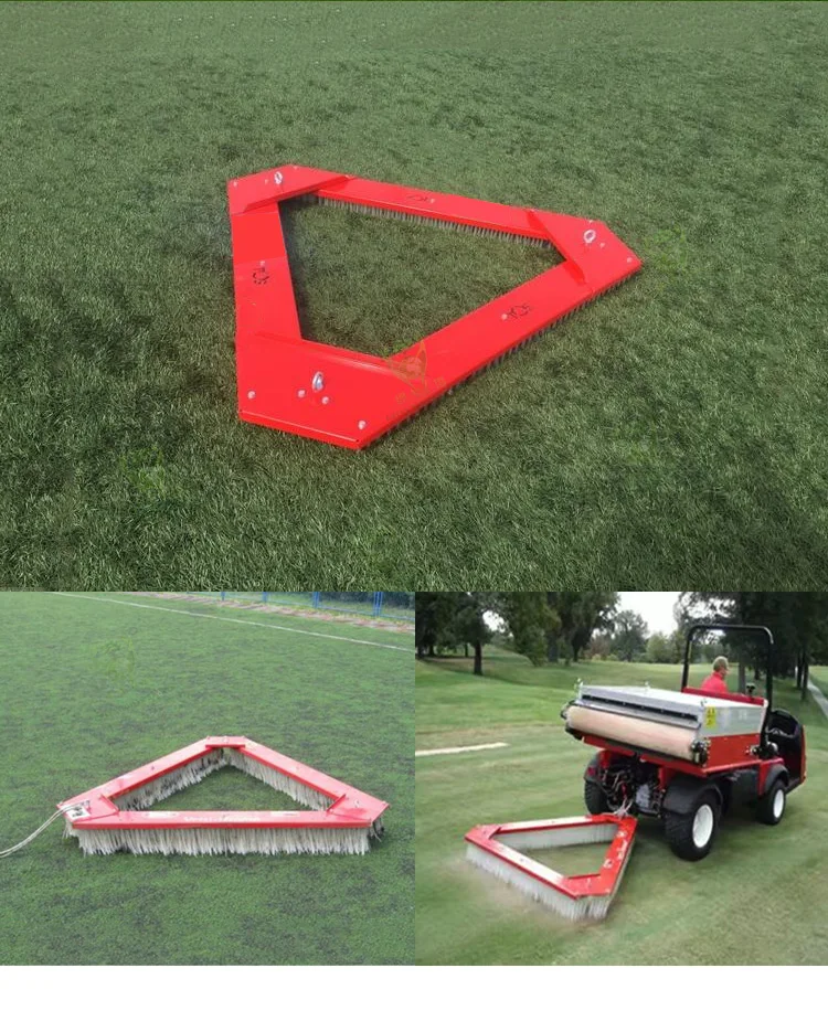 Football Field Brush Tools Triangle Brush for Artificial Grass Triangle Brushing Tool