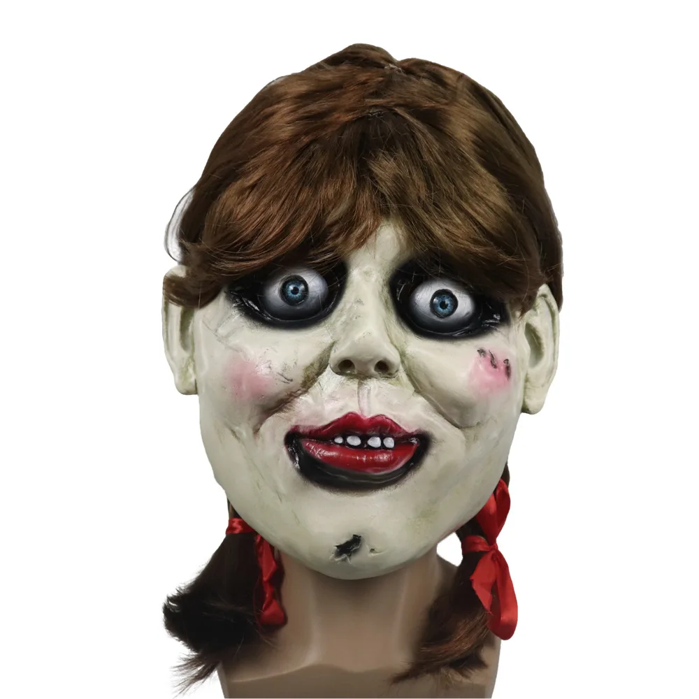 Halloween Annabelle Masks Headgear Ghost Baby Home Female Mask Cosplay -  Buy Naruto Cosplay Mask,Female Mask,Film Solder Mask Product on Alibaba.com