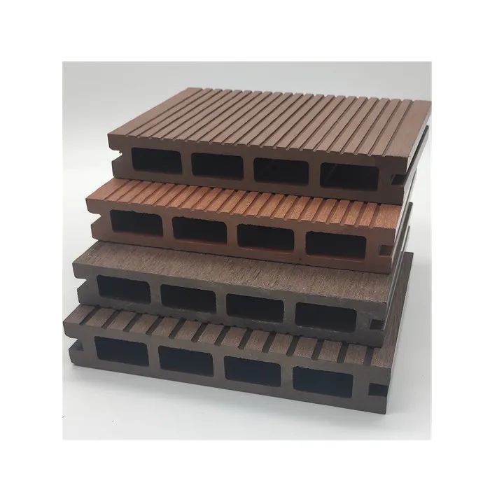 Modern Design Outdoor Wood Composite Decking Waterproof Extruded Plastic Floor