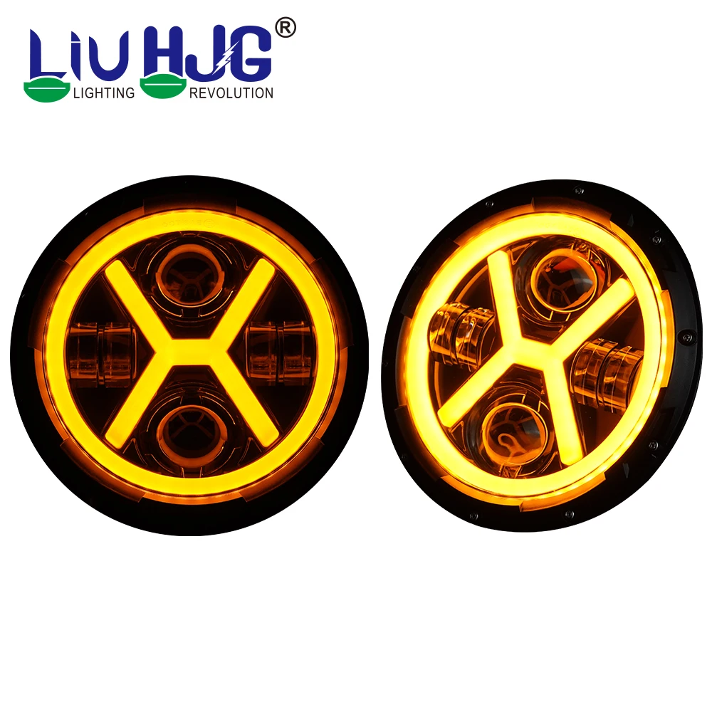 7-цалевыя святлодыёдныя фары для аксесуараў Mahindra Thar 2024 года ...