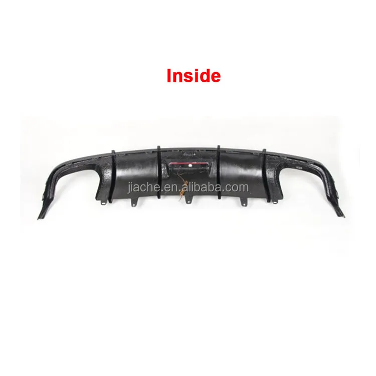 Audi A6 Sline S6 C7セダン13-18用S6炭素ファイバーリアディフューザー