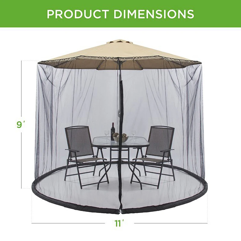 Umbrella Mosquito Nets,Fits 810ft Outdoor Umbrellas And Patio Tables