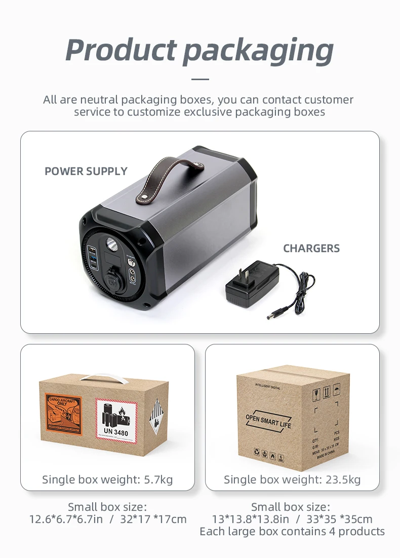 500w solar generator