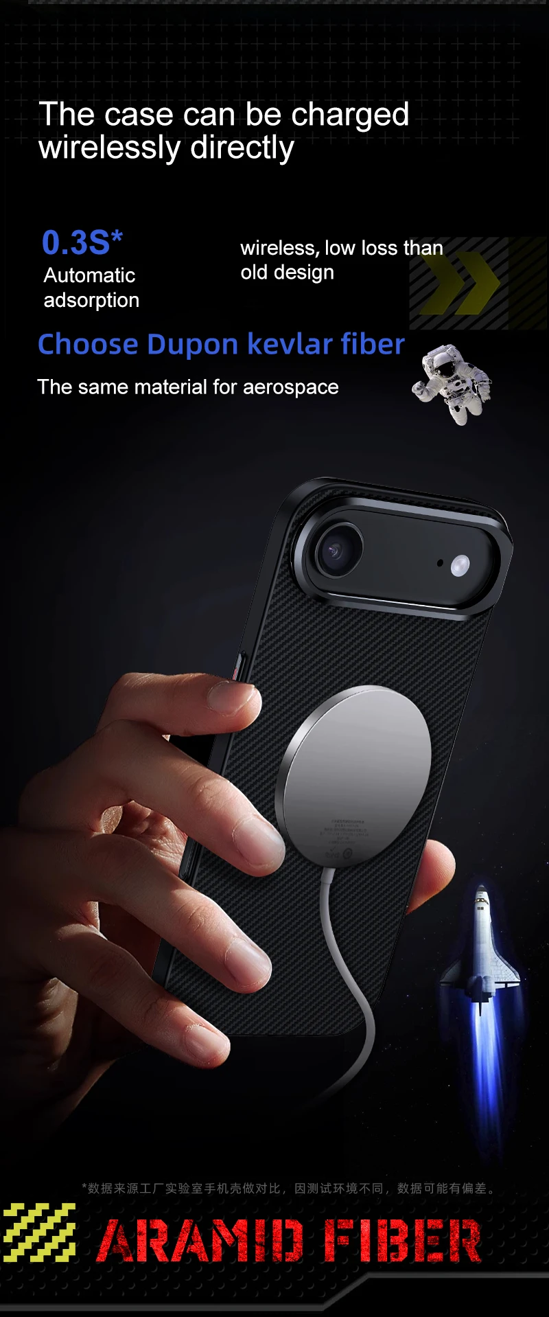 product laudtec super anti slip carbon fiber case for iphone air mobile phone cover with camera holder-9
