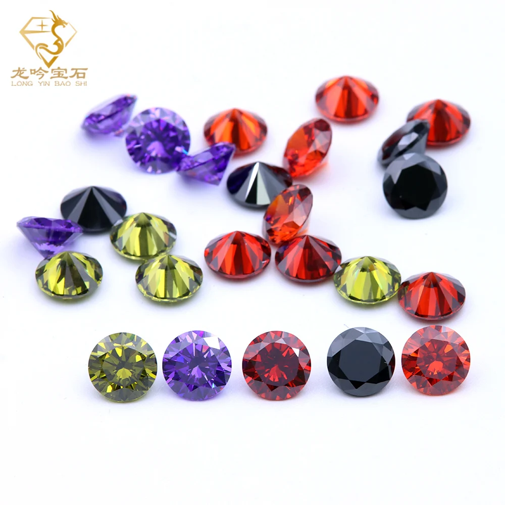 Wuzhou Gems Manufacturer Wholesale 48 Colors Chart 5A 3A AAA