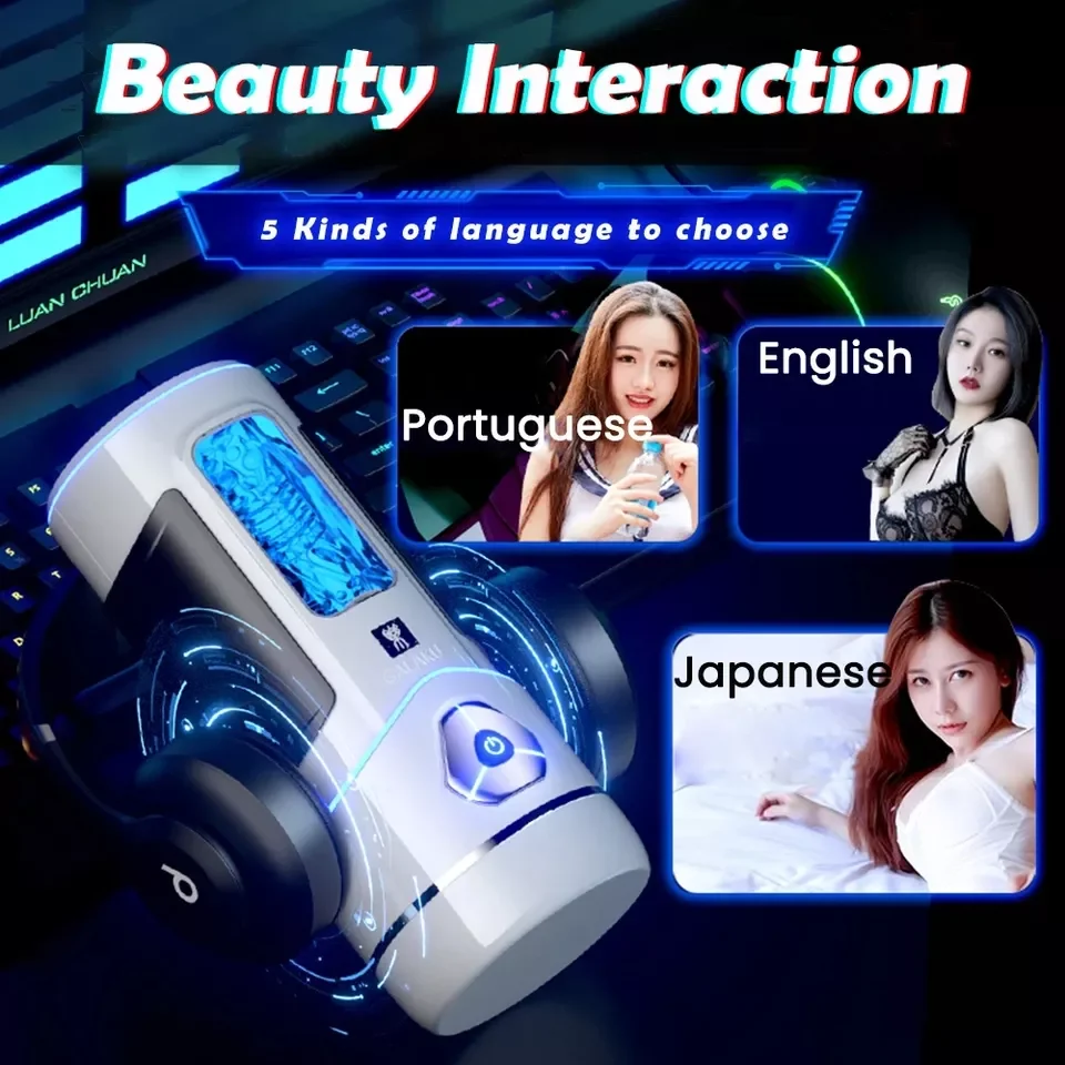 Original Bluetoothes App Pussy Sex Machine for Men Vibrating Real Vagina Vibrator Male Masturbator Sex Toys for Man