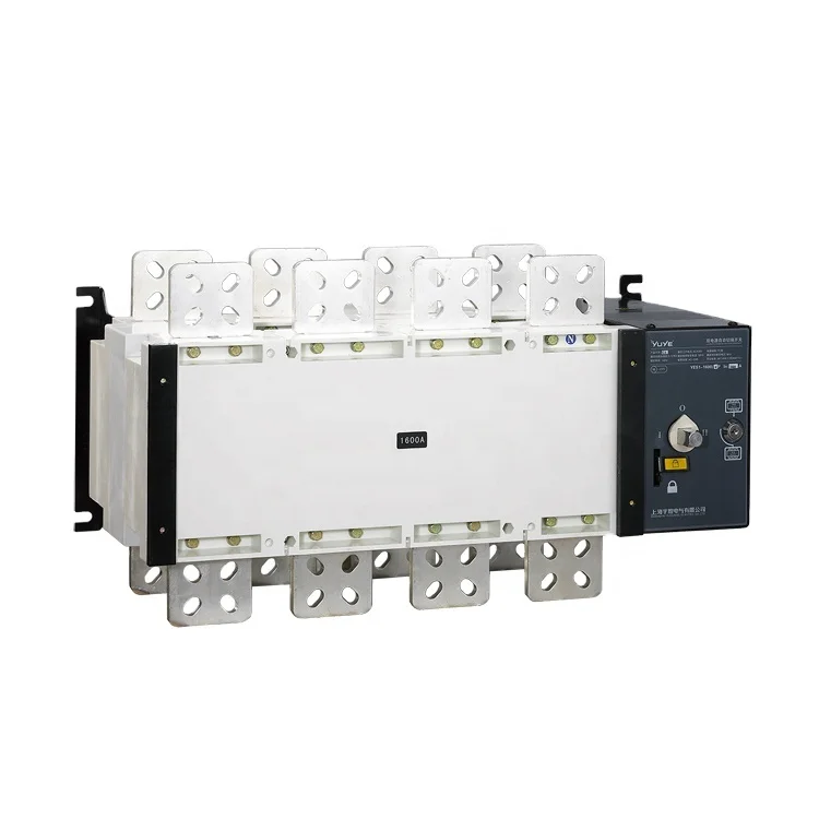 YUYE Fast Transfer Speed Small Size 315a 350a 400 Amps 4p 3p Three Phase Dual Power ATS Controller Switch for Diesel Generator