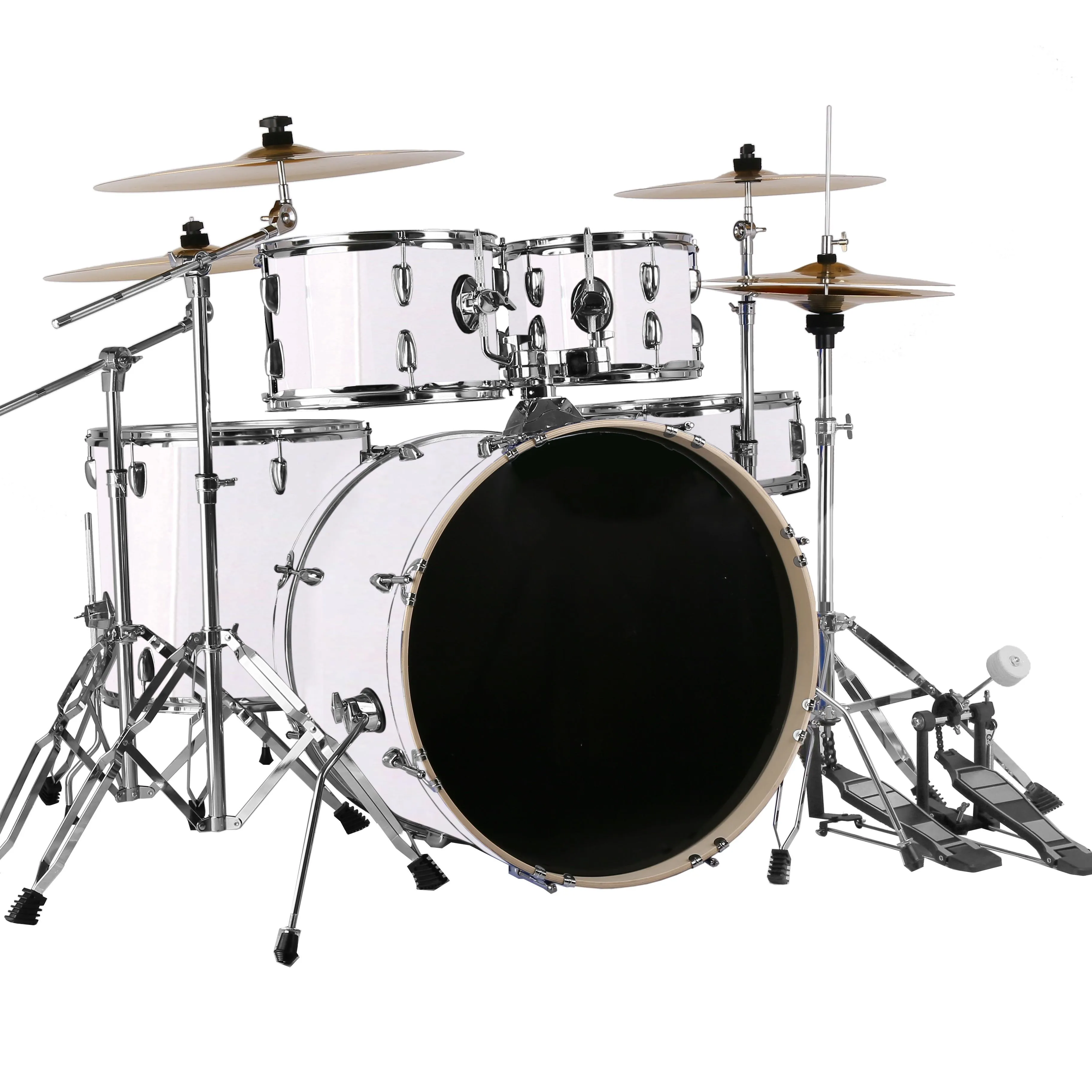 Beginners Acoustic Drum Set Professional Portable Musical Instruments
