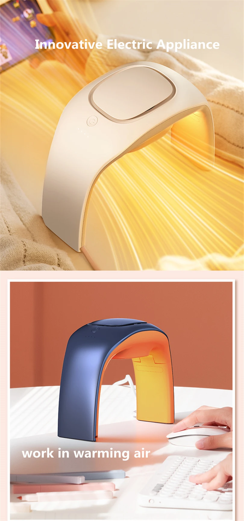 Electric Mouse Heater Hot Wind Portable Keep Warming Office Heater Mini