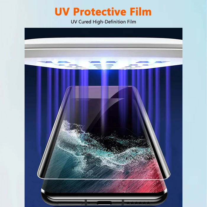 For Cedle High Quality Full Curved TPU Hydrogel Screen Protector Film UV  Mobile Phone Screen Protector for Smartphones