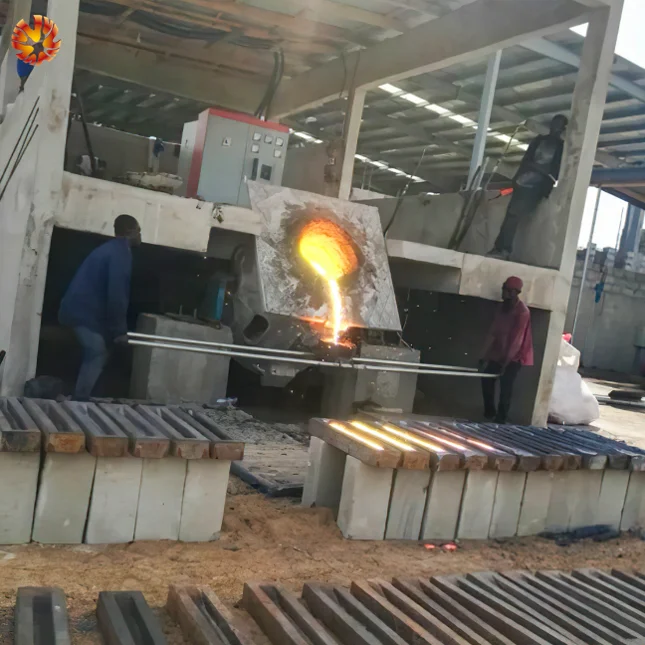 Factory Price Foundry Machine Induction Smelting Smelter Crucible Furnace Melting Recycling Copper Scrap Zinc for Sale