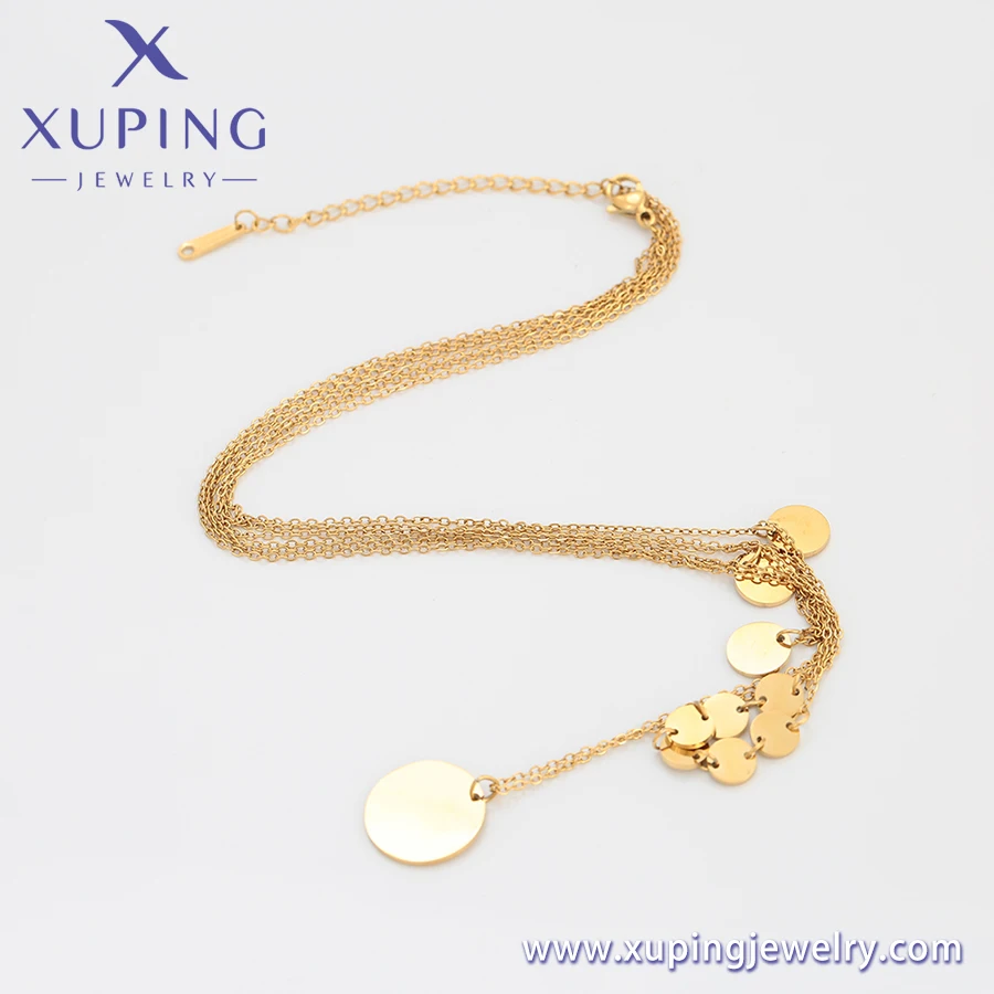 A00911811 Xu Ping Jewelry New Fashion Three Chain 14K Gold Neutral